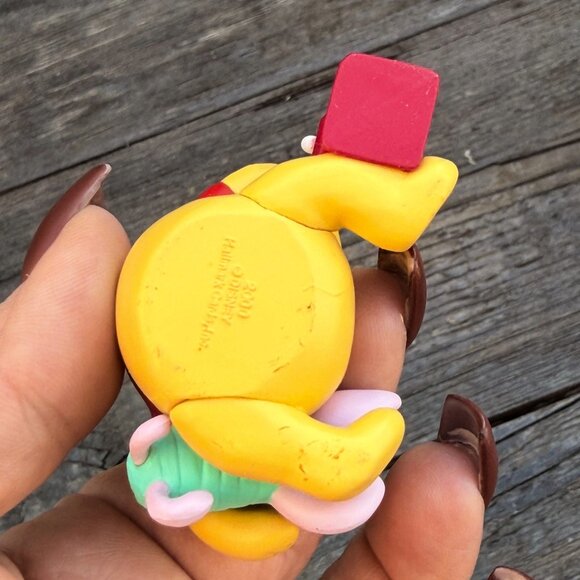 Vintage Lot Of 5 Winnie The Pooh Christmas Ornaments Hallmark and Disney Light - Picture 12 of 15